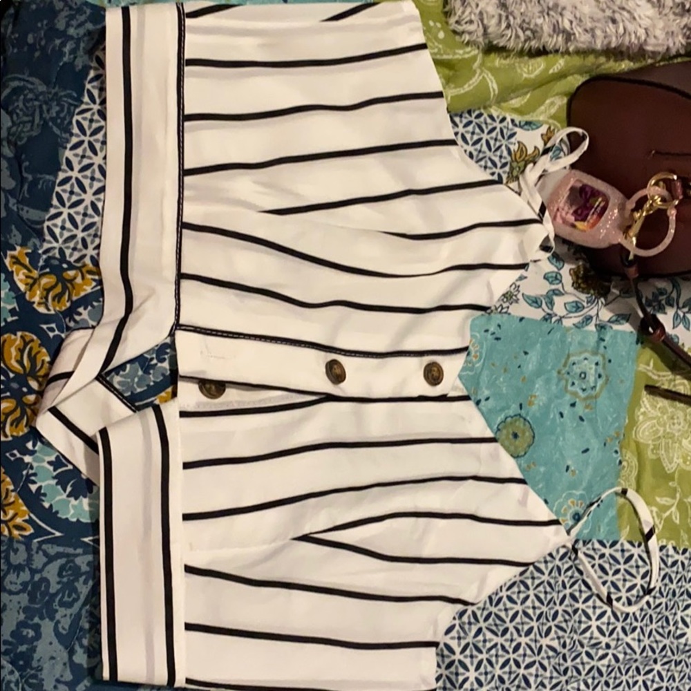 white and black croptop